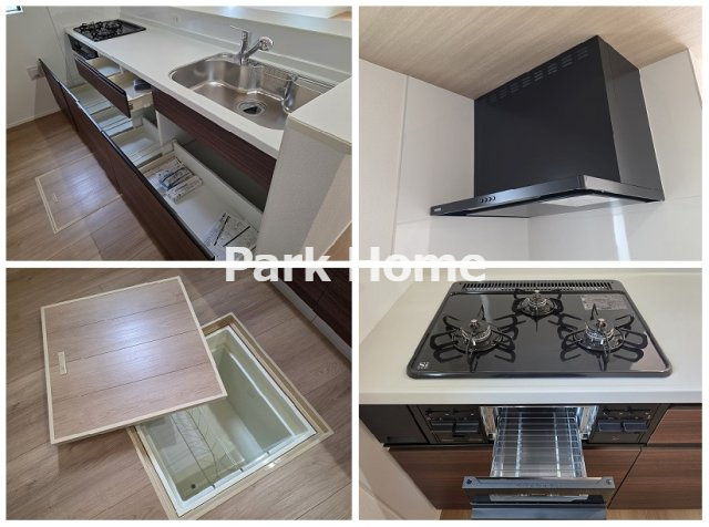 香美市土佐山田町宝町4丁目-2期5棟5-新築戸建てのキッチン