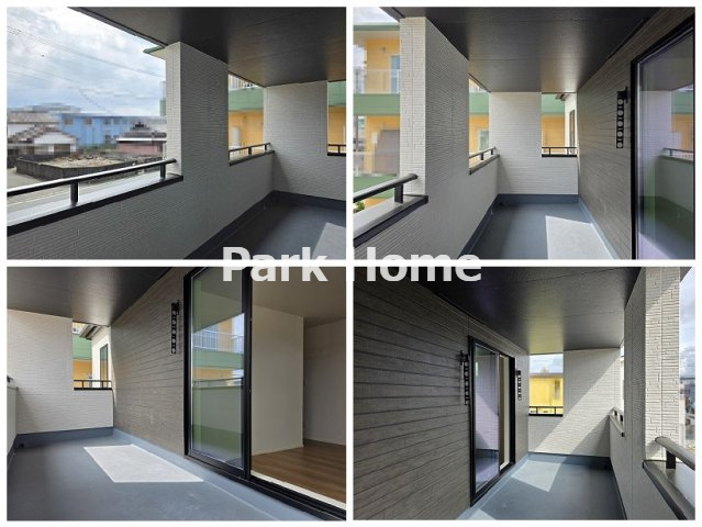 香美市土佐山田町宝町4丁目-2期5棟5-新築戸建てのバルコニー