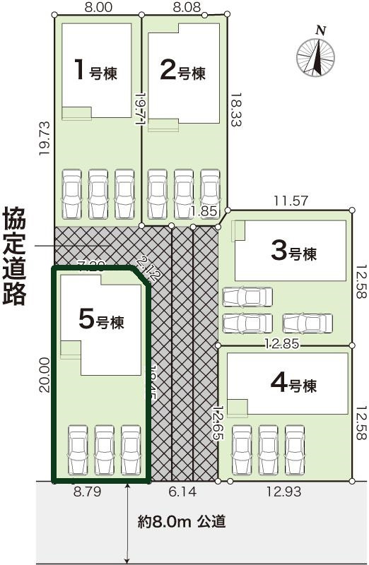 香美市土佐山田町宝町4丁目-2期5棟5-新築戸建ての外観|5号棟