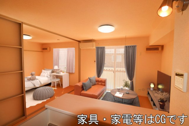 セジュール聖天　Aの居間・リビング