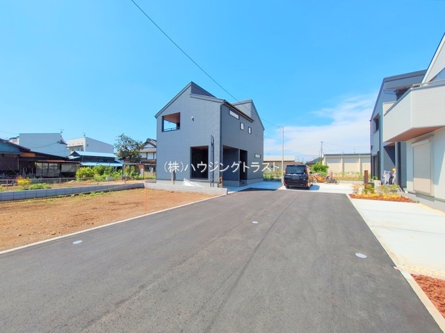 仲介手数料無料　リーブルガーデン所沢上新井・新築全5棟の前面道路含む現地写真