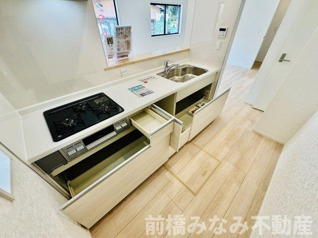 前橋市茂木町第4　限定1棟　クレイドルガーデン　新築建売のキッチン|キッチンです