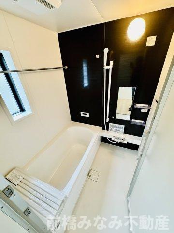 前橋市茂木町第4　限定1棟　クレイドルガーデン　新築建売の浴室|日々の疲れを癒すお風呂付です