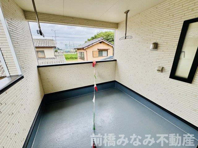 前橋市茂木町第4　限定1棟　クレイドルガーデン　新築建売のバルコニー|バルコニーがあります