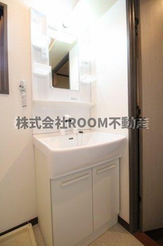 ユーミー壱番館の独立洗面台|独立洗面台、朝の身支度には欠かせません