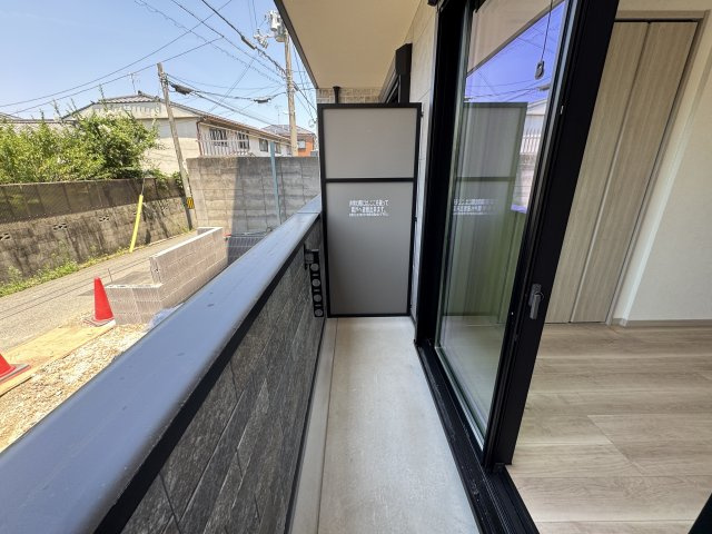 La vie belle 宝山町のバルコニー