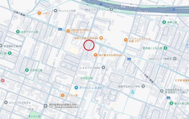 姫路市白浜町　　中古戸建の地図