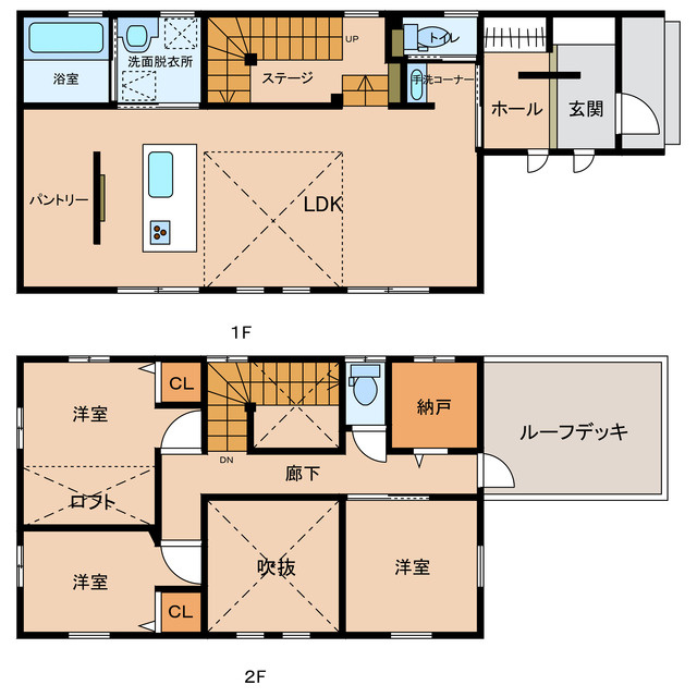 熊毛郡平生町一戸建ての間取り