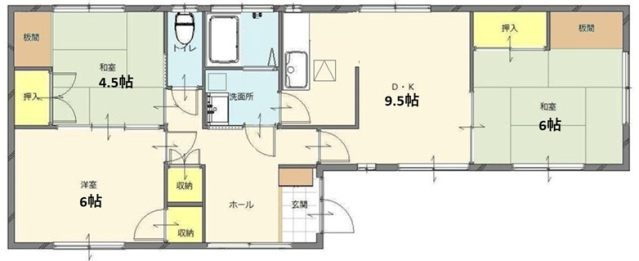 小林借家の間取り