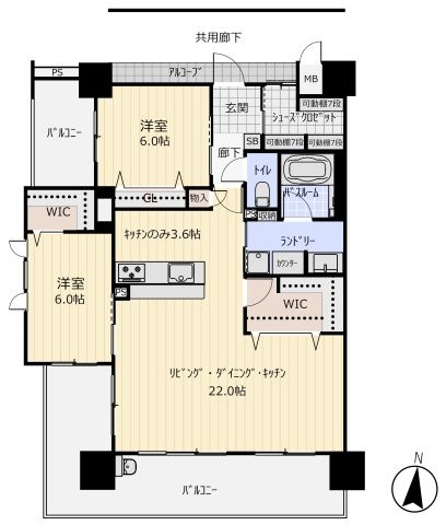 アルファステイツ古町の間取り
