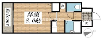【間取り】 | ダブルーンⅧ桜坂