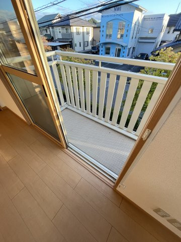 リビングタウン観音寺Ｅ棟のバルコニー