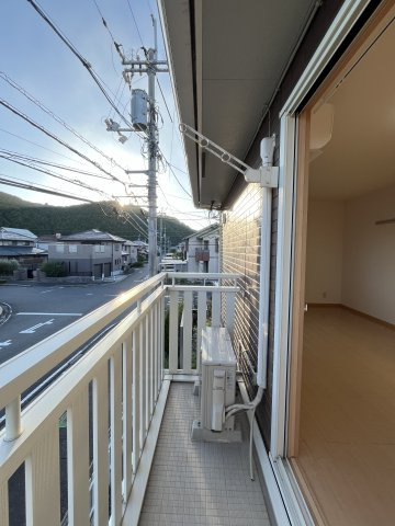 リビングタウン観音寺Ｅ棟のバルコニー