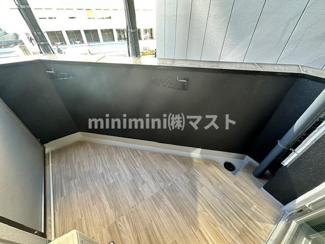 エスリードレジデンス大阪谷町ザ・マークスのバルコニー