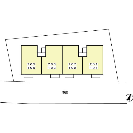 グリーンテリア 第７の区画図