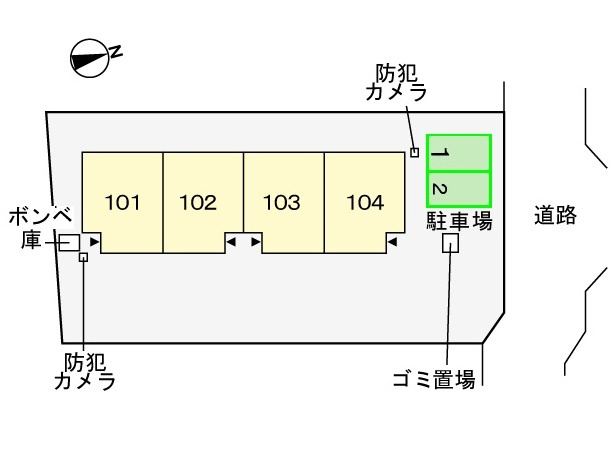レガリアの区画図