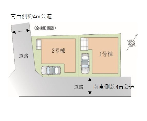 【区画図】 | ふじみ野市南台　2期　全2棟　2号棟 | 2号棟