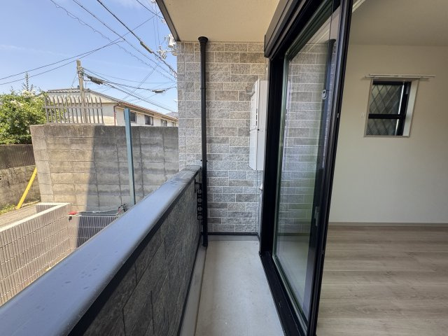 La vie belle 宝山町のバルコニー