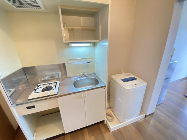 コーポラスたけとうAのキッチン|キッチンでお料理をお楽しみください