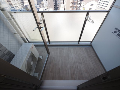 【バルコニー】 | エスリード大阪梅田リュクス | 落ち着いた時間を過ごせるバルコニーです