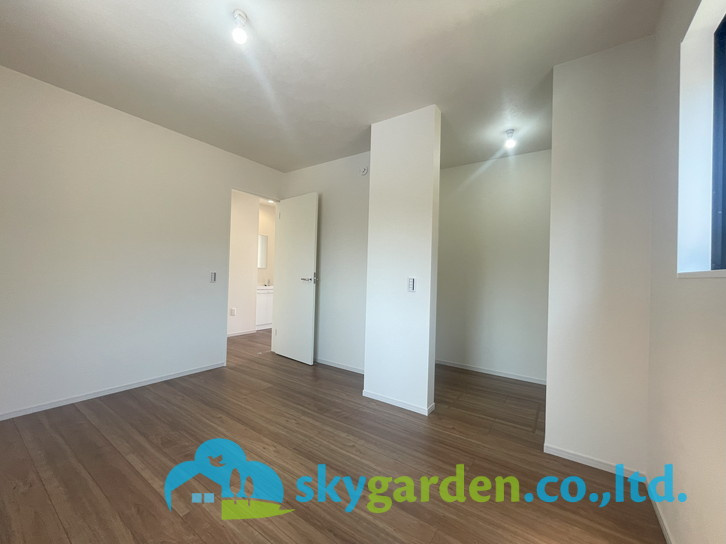 藤沢市片瀬海岸5期　新築戸建　全3棟1号棟の寝室