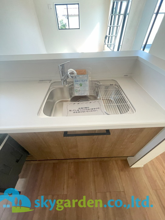 藤沢市片瀬海岸5期　新築戸建　全3棟1号棟のキッチン