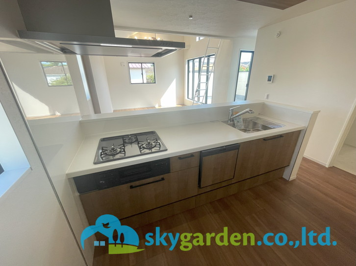 藤沢市片瀬海岸5期　新築戸建　全3棟1号棟のキッチン