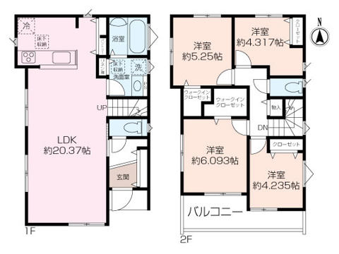 東逗子駅まで5分の新築分譲住宅の画像