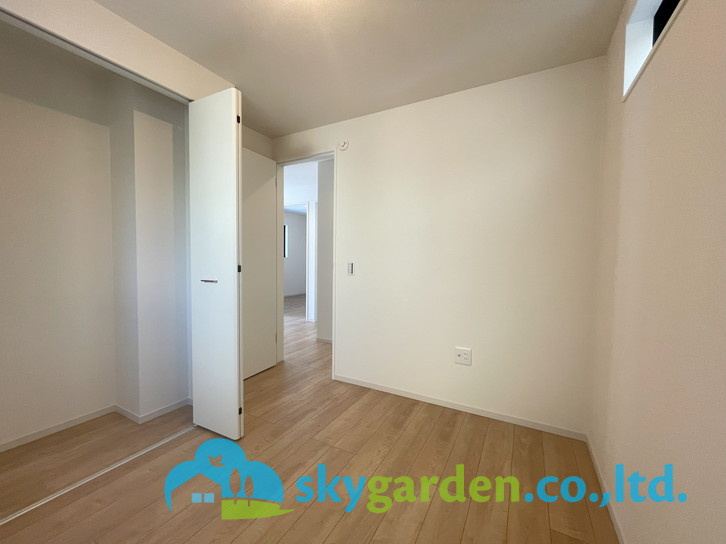 藤沢市片瀬海岸5期　新築戸建　全3棟2号棟の寝室