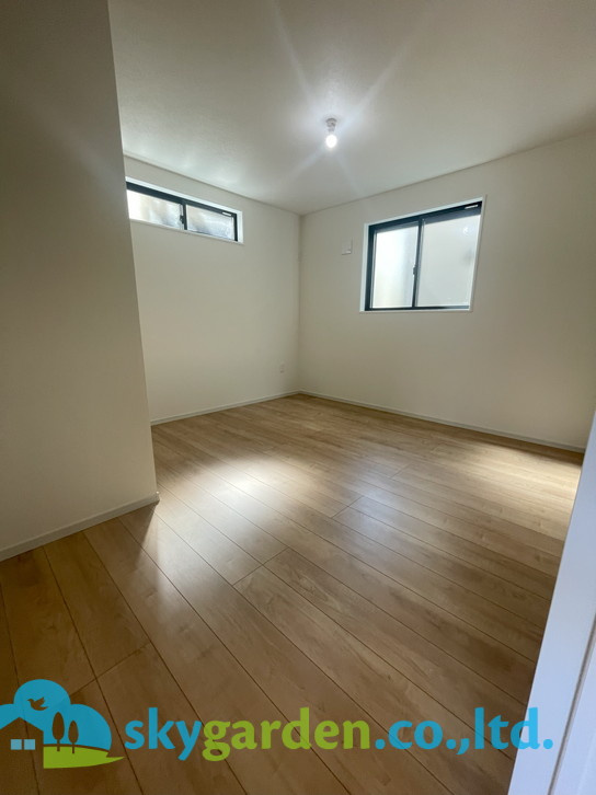 藤沢市片瀬海岸5期　新築戸建　全3棟2号棟の寝室