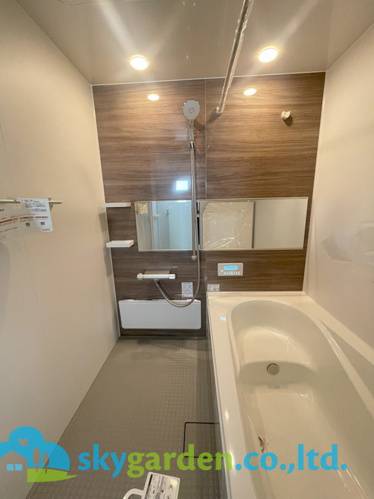 藤沢市片瀬海岸5期　新築戸建　全3棟2号棟の浴室