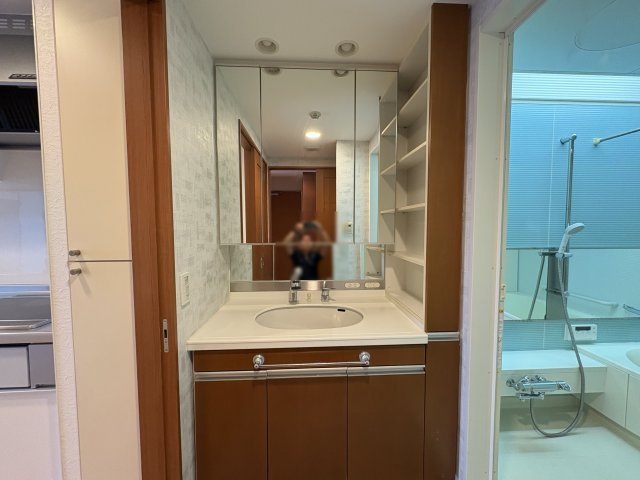 ワコーレ霞ヶ丘景彩館の独立洗面台