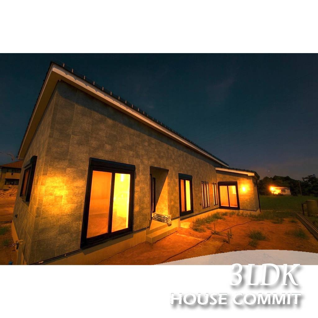 八街市朝日　平屋　新築戸建の外観|※一部ＣＧ