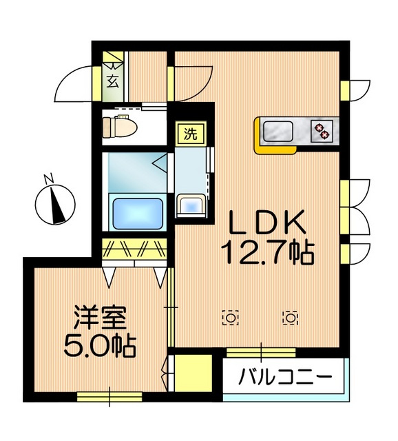 メゾンプルミエールの間取り|★全室角部屋　２面採光★
