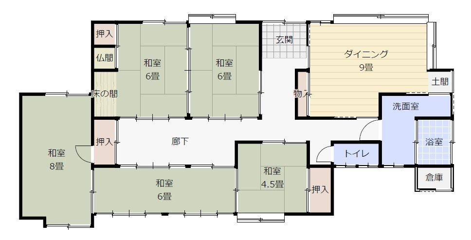 豊浦町川棚中古住宅2