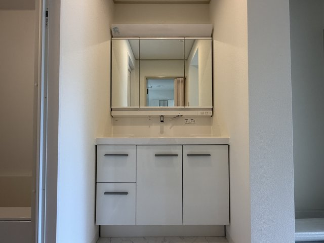 研究学園5団地・523号棟の独立洗面台