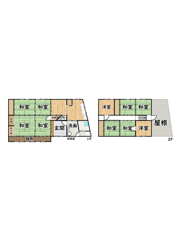 姫路市安富町瀬川/中古戸建の間取り