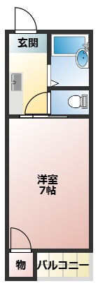 【間取り】 | マンションデウミⅡ