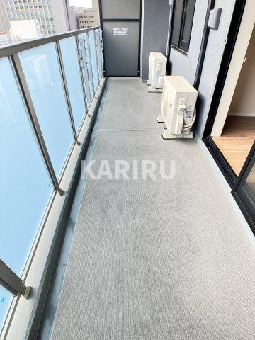 幸court森ノ宮のバルコニー