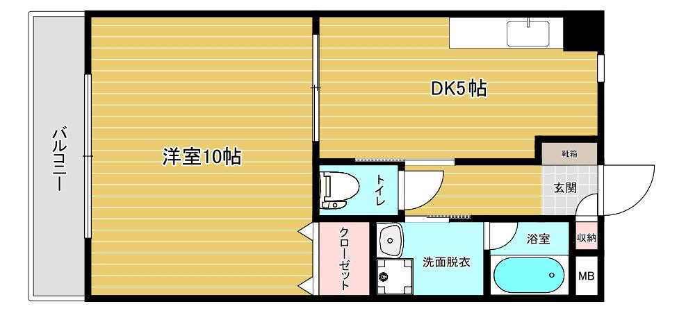 アネックスKTの間取り