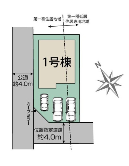 【区画図】 | blooming garden深谷市上野台　新築住宅