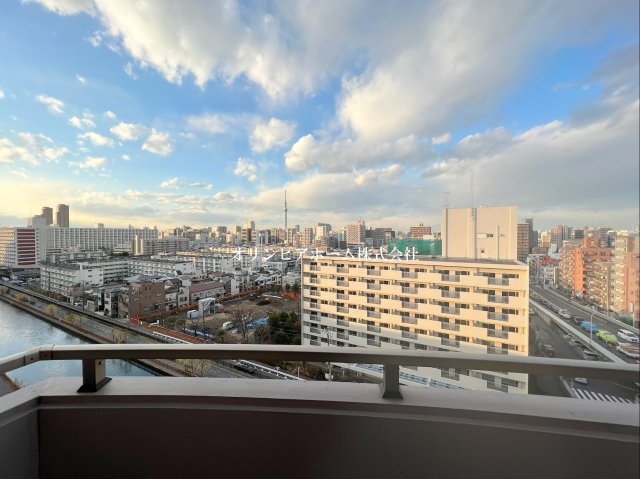 ランジュ2000大島　9階　角　部屋　リ　ノベーション済の展望
