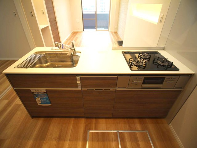 ランジュ2000大島　9階　角　部屋　リ　ノベーション済のキッチン