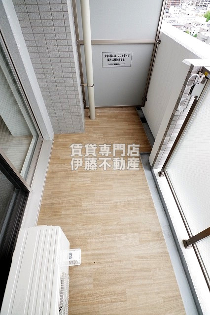 エスリード名城公園のバルコニー