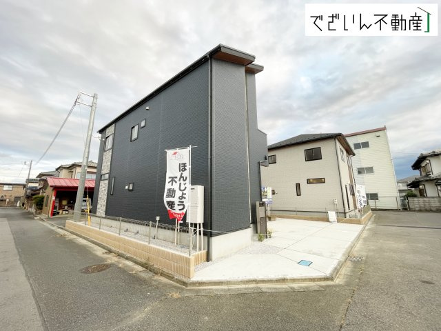 【外観】 | blooming garden本庄市下野堂　新築住宅 | ≪1号棟≫
現地(2025年10月撮影)