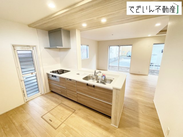 【キッチン】 | blooming garden本庄市下野堂　新築住宅 | ≪1号棟≫
現地(2025年10月撮影)