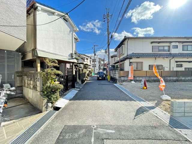 シェーネルヴォーネン・ジョン山田5丁目の前面道路含む現地写真