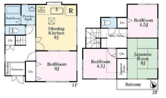 【間取り】 | 習志野市屋敷４丁目　中古戸建