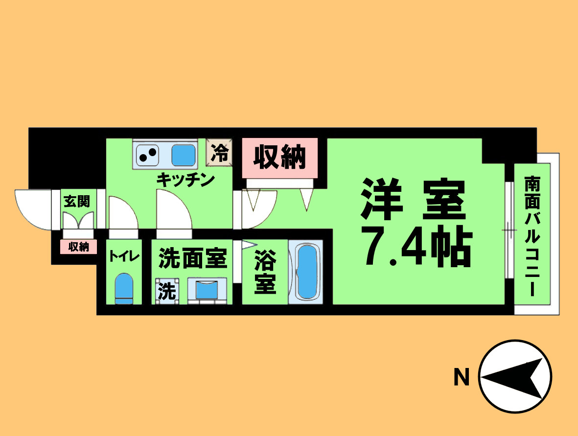 S-RESIDENCE浄心の間取り