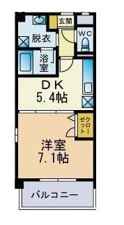 アドラブール七隈の間取り